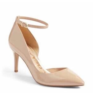 Sam Edelman Tia Nude Patent Leather Heel